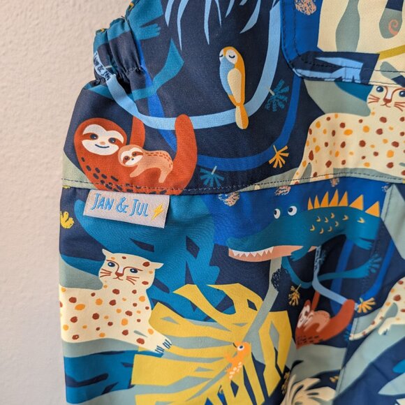 JAN & JUL Waterproof Rain Bib Pants Overalls - 4T - Picture 2 of 5